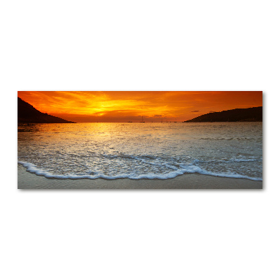 Wall art acrylic Sunset sea