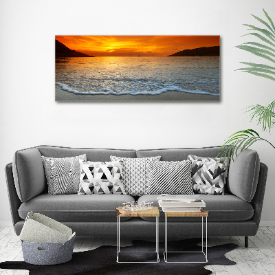 Wall art acrylic Sunset sea