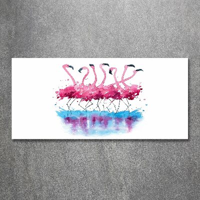 Wall art acrylic Flamingos