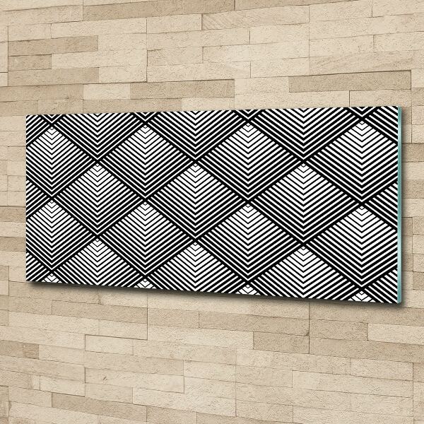 Acrylic wall art Geometric background