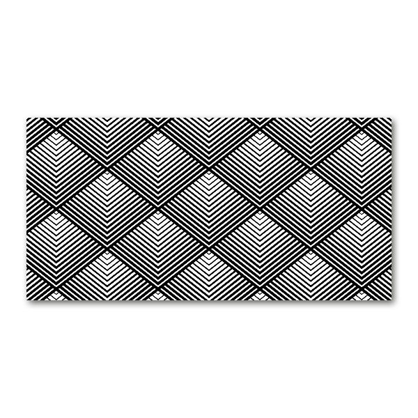 Acrylic wall art Geometric background