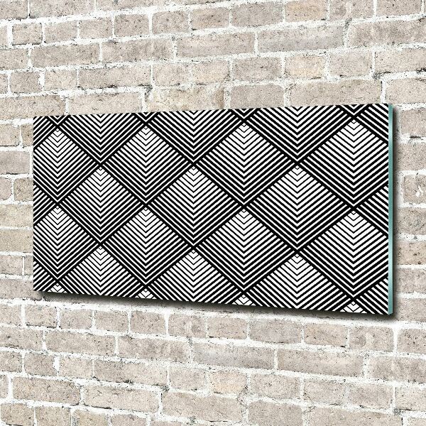 Acrylic wall art Geometric background