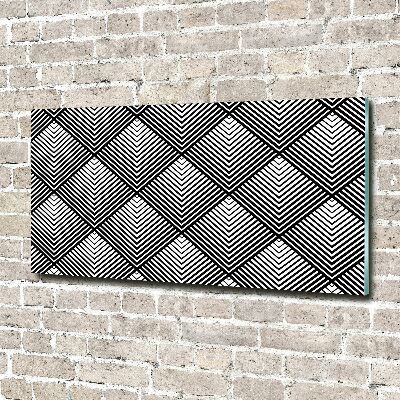 Acrylic wall art Geometric background