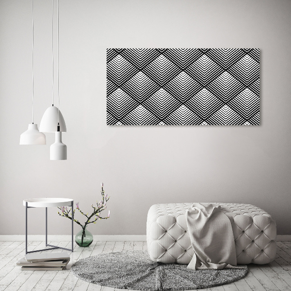 Acrylic wall art Geometric background