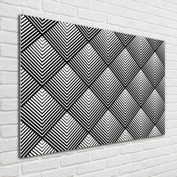 Acrylic wall art Geometric background