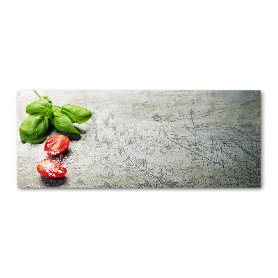 Wall art acrylic Tomatoes and basil