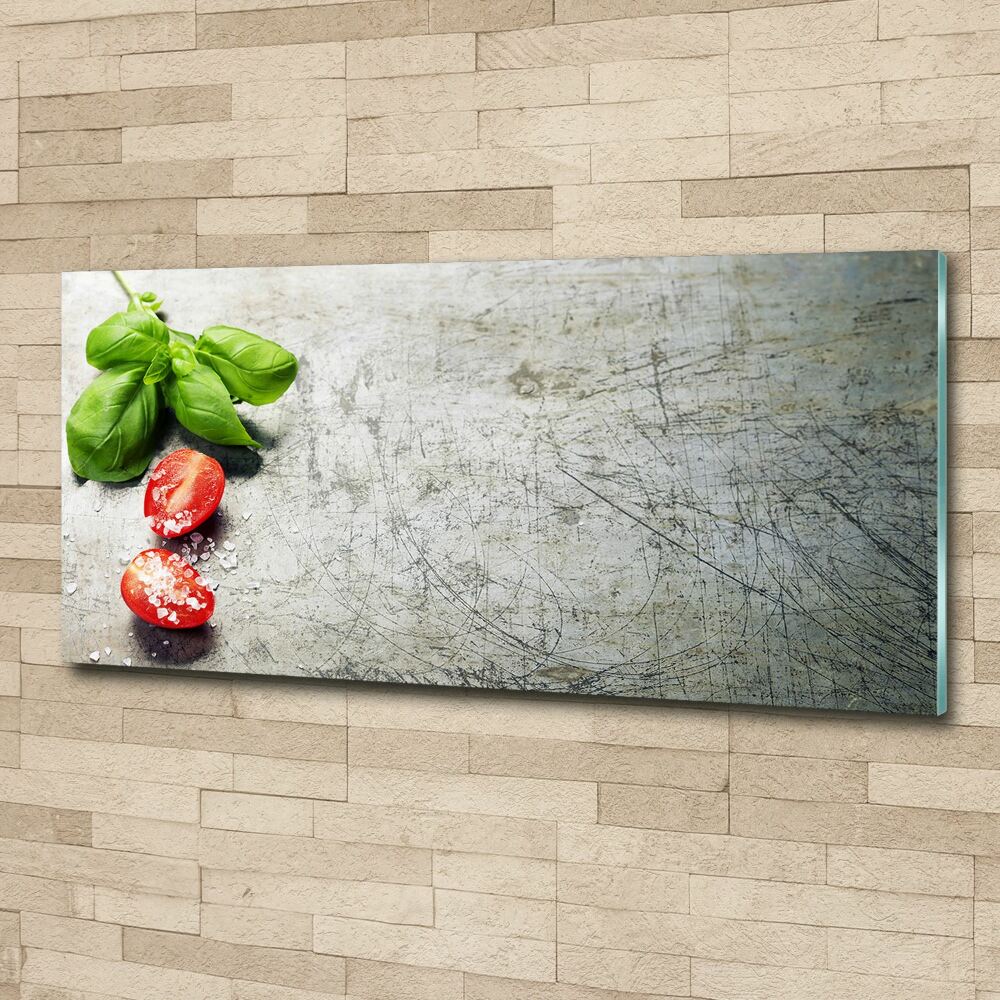 Wall art acrylic Tomatoes and basil