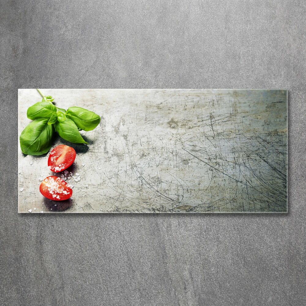 Wall art acrylic Tomatoes and basil