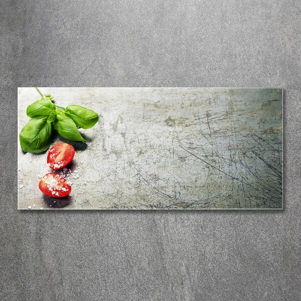 Wall art acrylic Tomatoes and basil