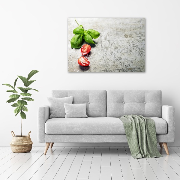 Wall art acrylic Tomatoes and basil