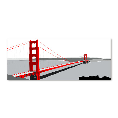 Print on acrylic San Francisco bridge