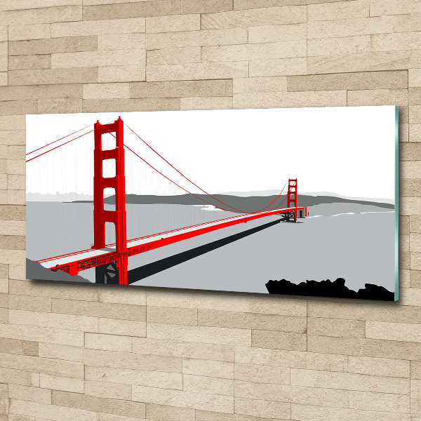 Print on acrylic San Francisco bridge