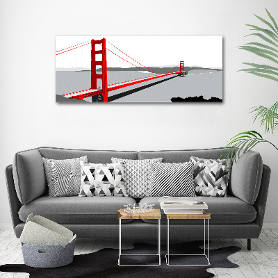 Print on acrylic San Francisco bridge