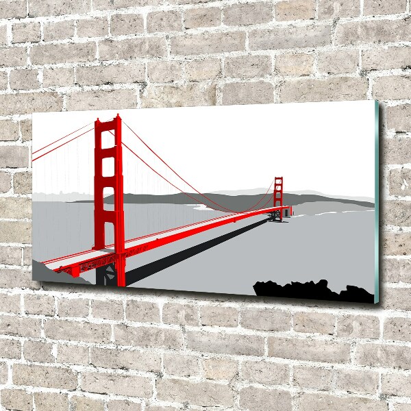 Print on acrylic San Francisco bridge