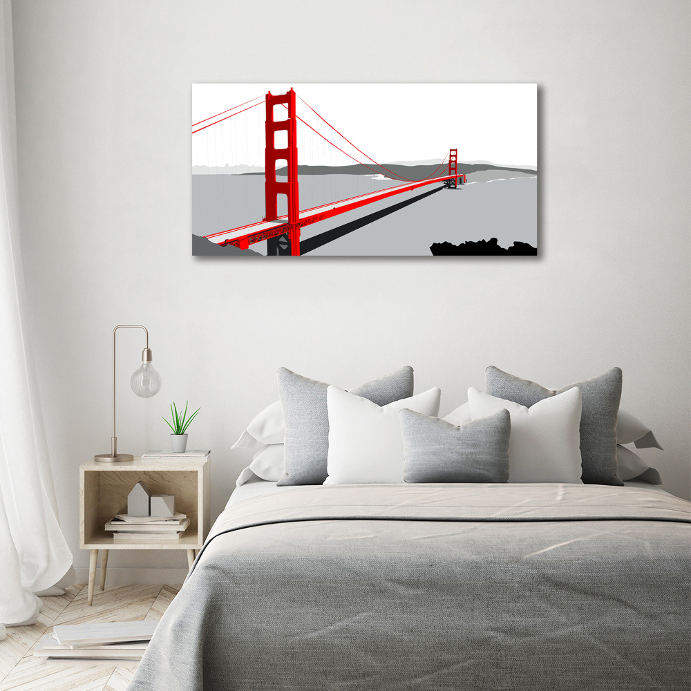 Print on acrylic San Francisco bridge