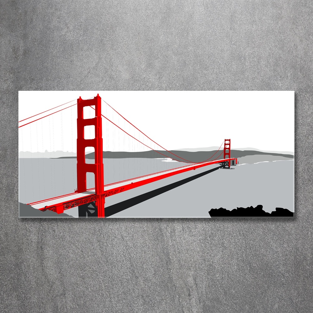 Print on acrylic San Francisco bridge