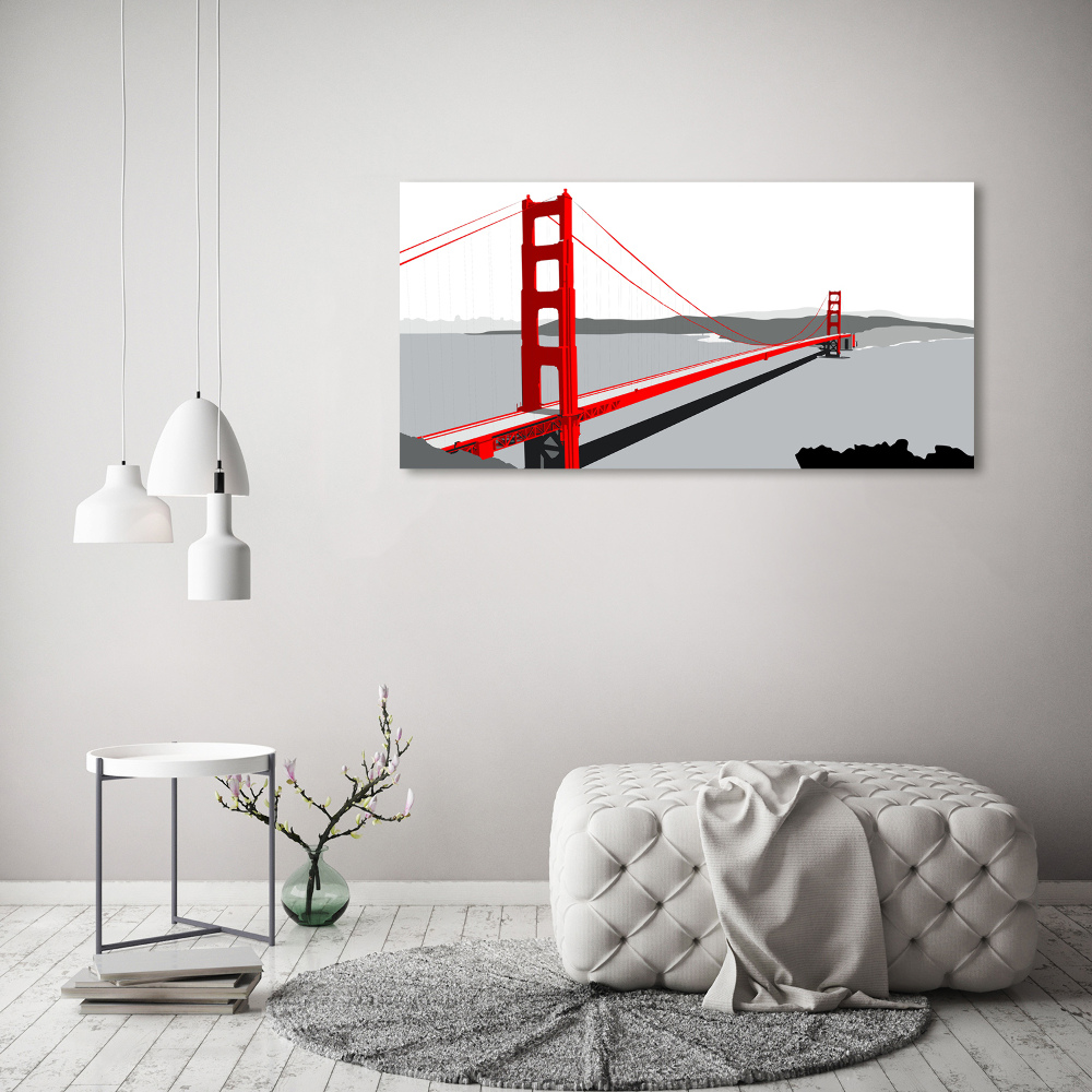 Print on acrylic San Francisco bridge