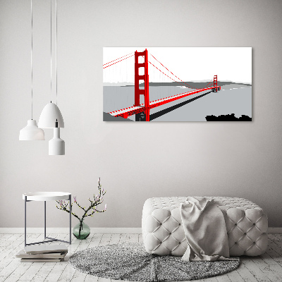 Print on acrylic San Francisco bridge