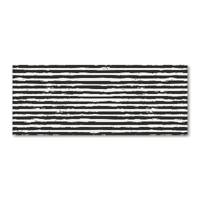 Acrylic wall art Black and white stripes