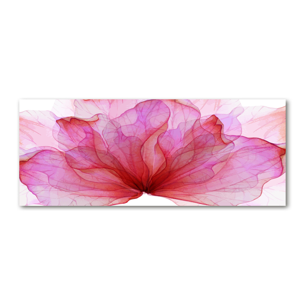 Acrylic wall art Pink flower