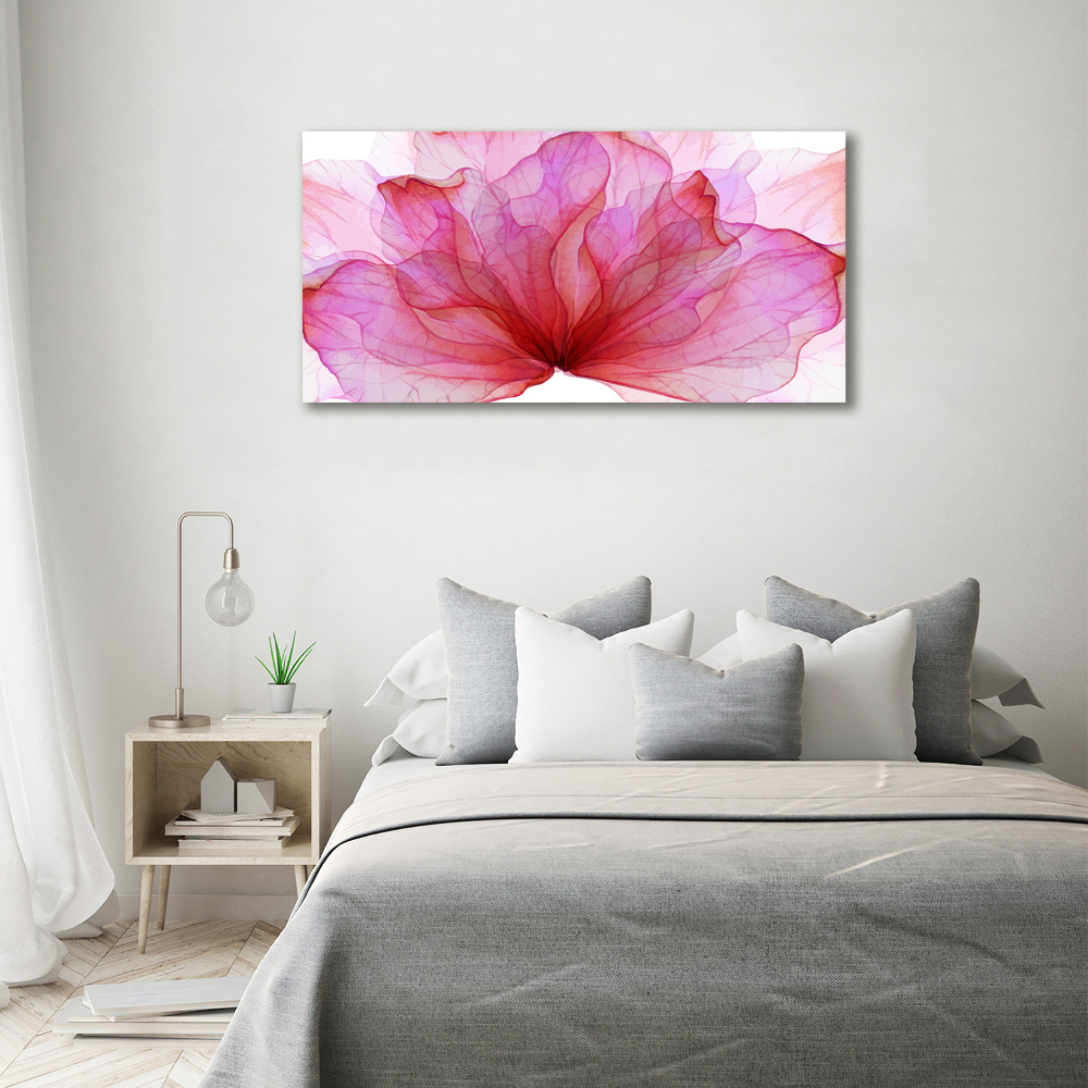 Acrylic wall art Pink flower