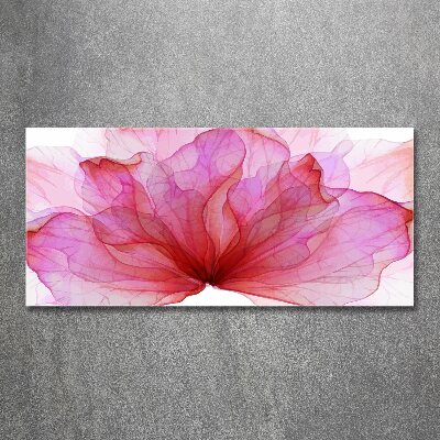 Acrylic wall art Pink flower