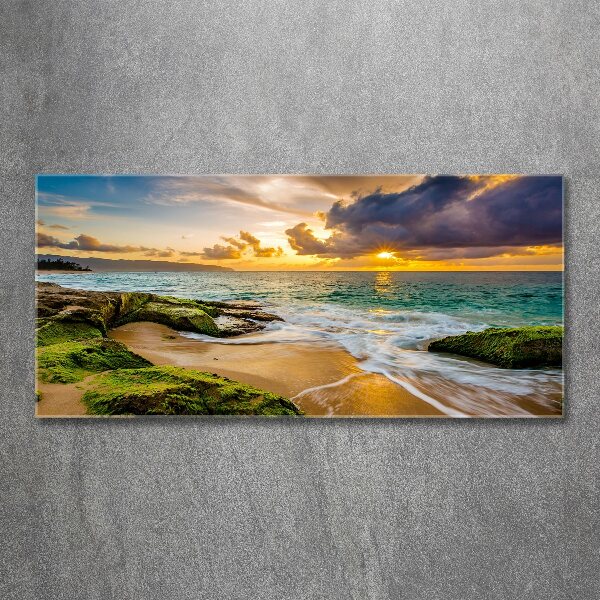 Wall art acrylic Sunset sea