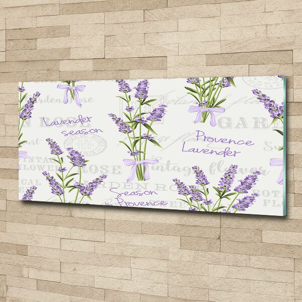 Acrylic print Lavender