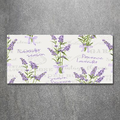 Acrylic print Lavender