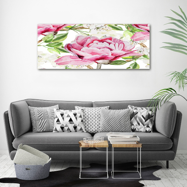 Acrylic print Peonies