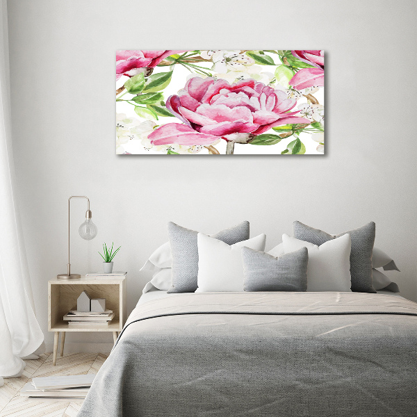 Acrylic print Peonies