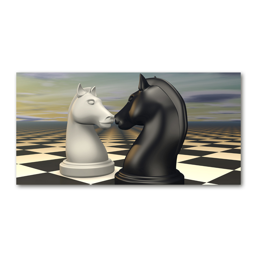 Print on acrylic Chess horses