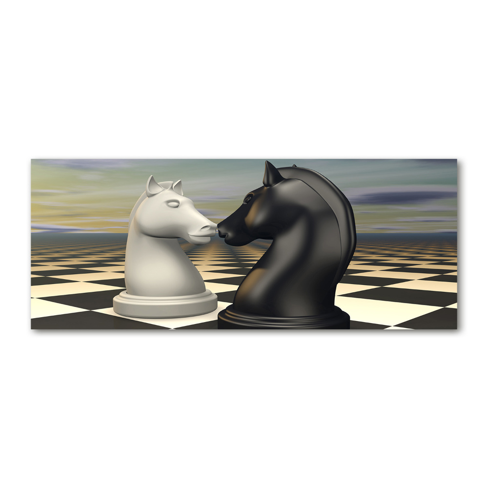 Print on acrylic Chess horses