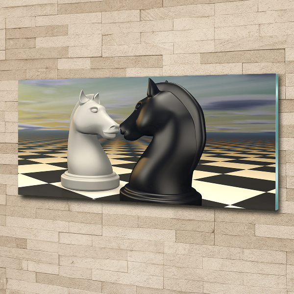 Print on acrylic Chess horses