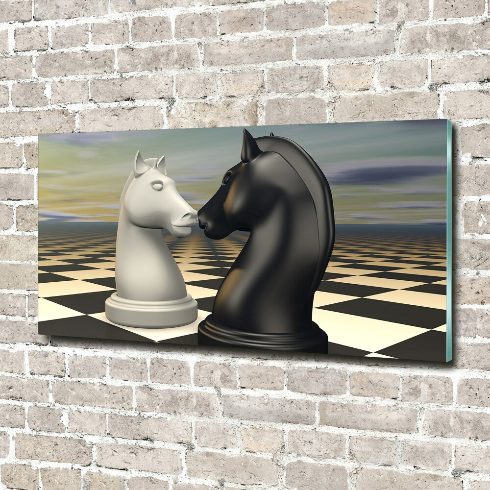 Print on acrylic Chess horses