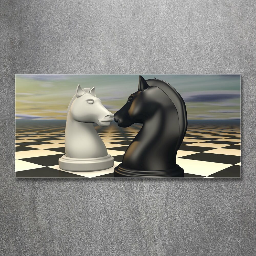 Print on acrylic Chess horses