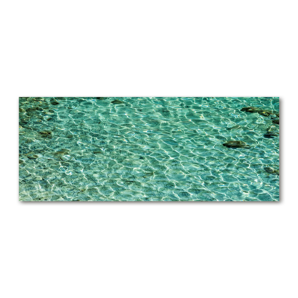 Wall art acrylic Transparent water