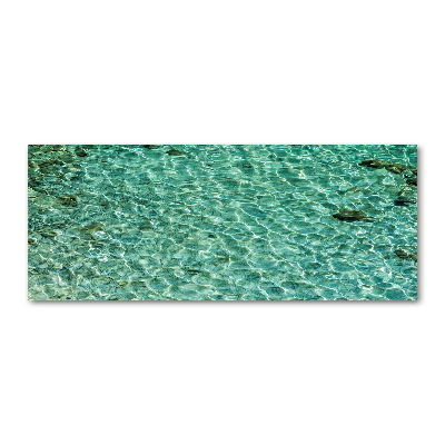 Wall art acrylic Transparent water