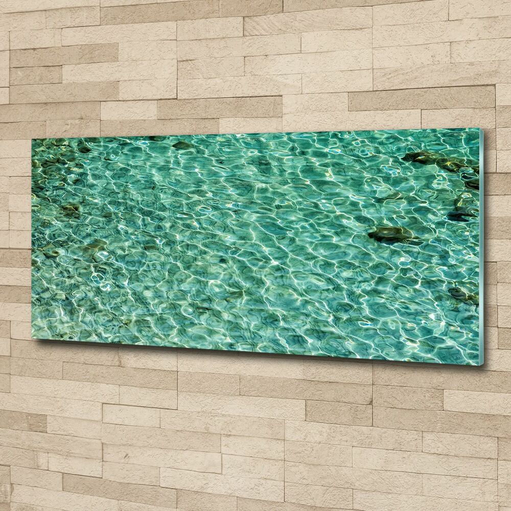 Wall art acrylic Transparent water