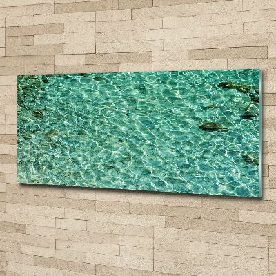 Wall art acrylic Transparent water