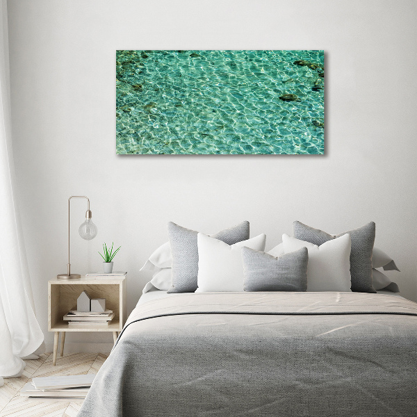 Wall art acrylic Transparent water