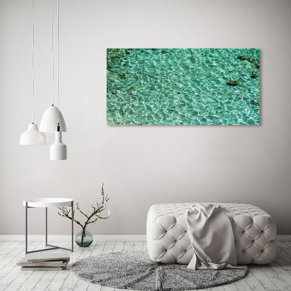 Wall art acrylic Transparent water