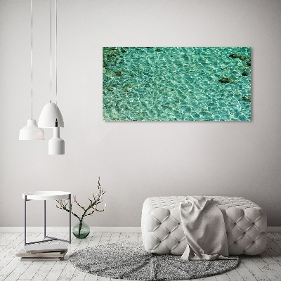 Wall art acrylic Transparent water