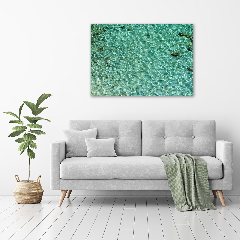 Wall art acrylic Transparent water