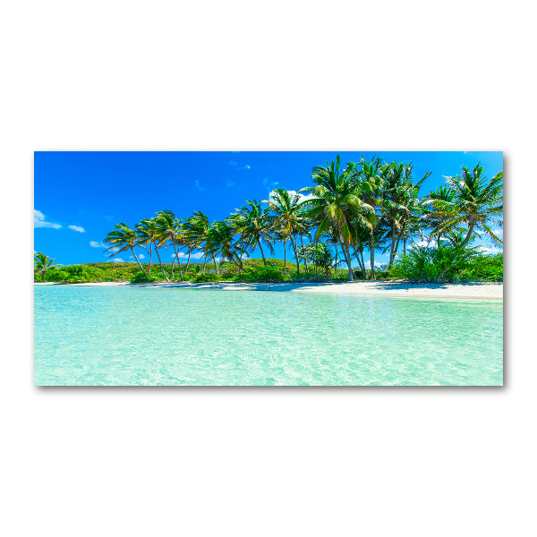 Wall art acrylic Tropical beach