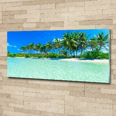 Wall art acrylic Tropical beach