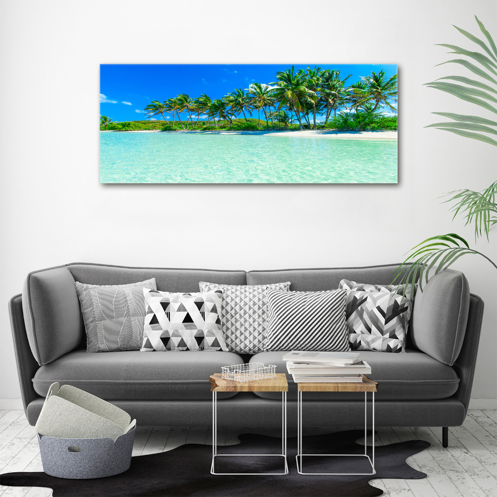 Wall art acrylic Tropical beach