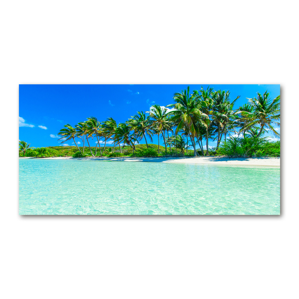 Wall art acrylic Tropical beach