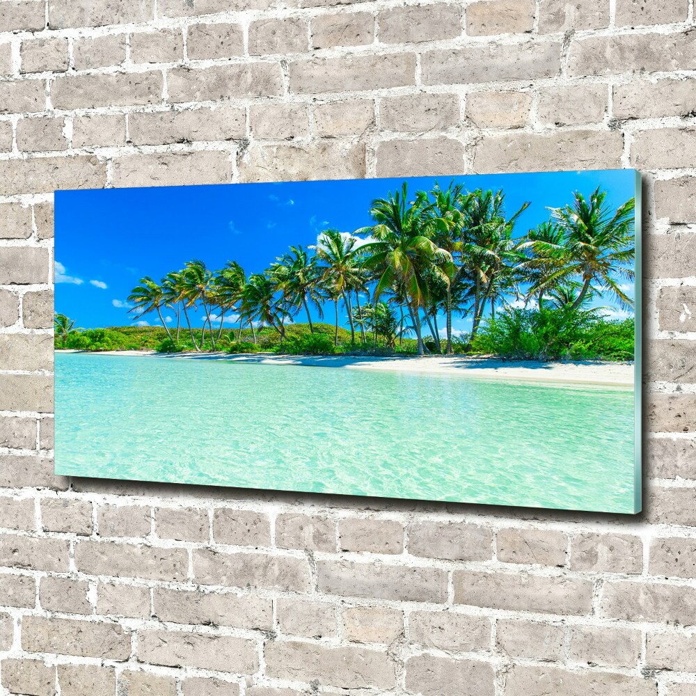 Wall art acrylic Tropical beach