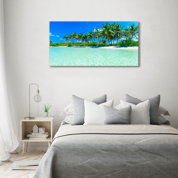 Wall art acrylic Tropical beach